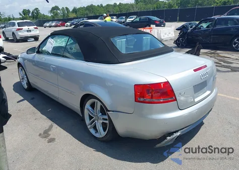 2007 Audi A4 S-Line 3.2 Cabriolet Quat z USA, uszkodzony, nr VIN WAUEH48H17K020785